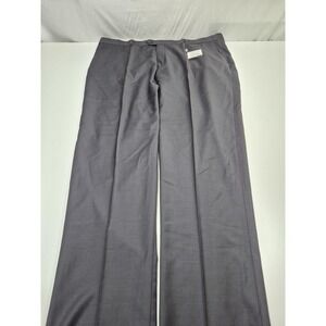 VTG Rossetti Dress Pants Mens 48x36 Black Wool Flat Front Lined Big Tall NWT